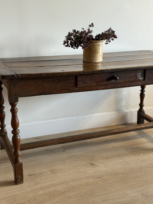 Antique French Oak Serving Table/Console