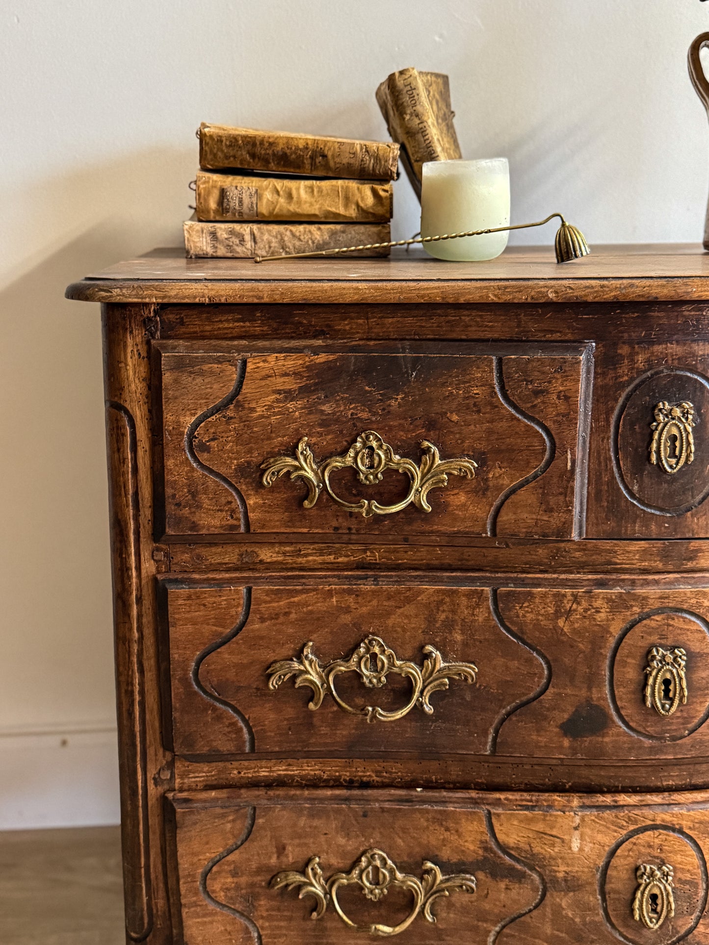 18th c. French Walnut Dresser