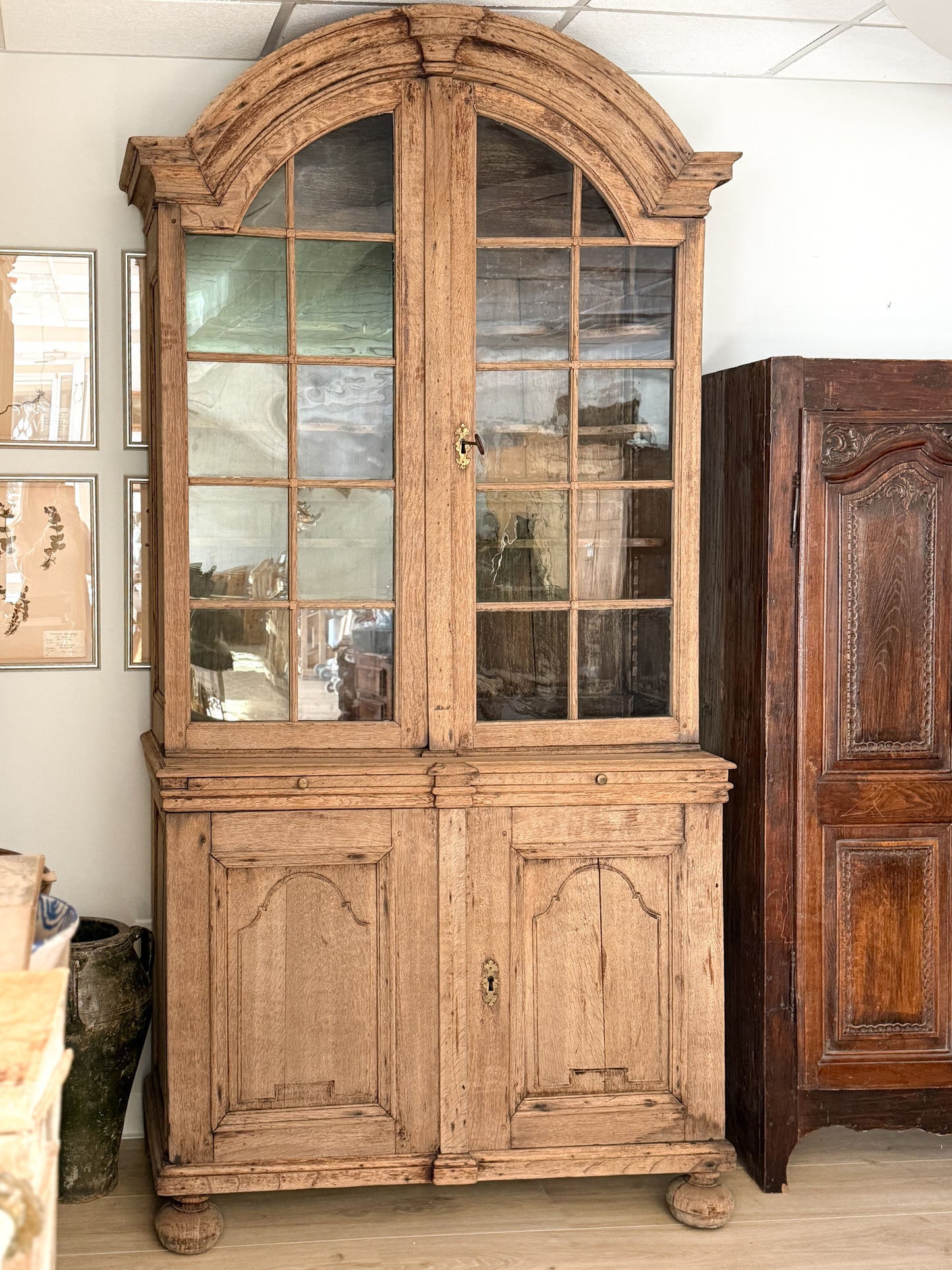 Early 19th c. Dutch Oak Cabinet