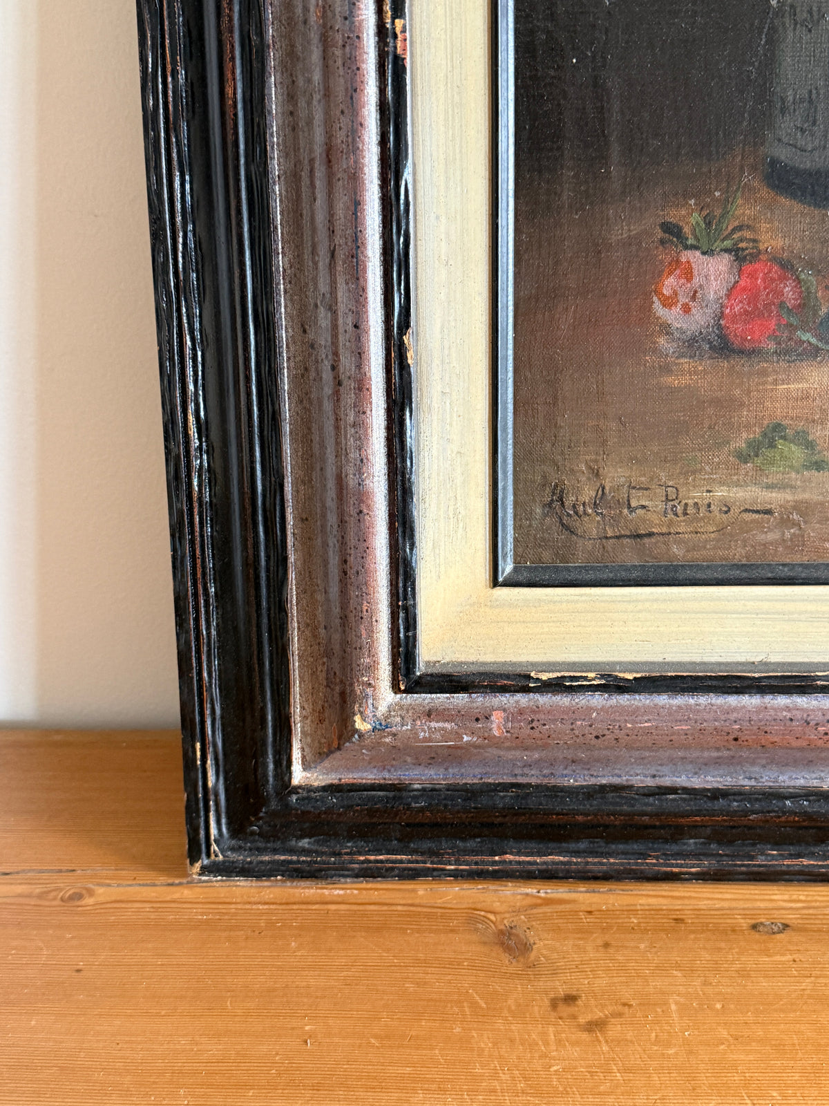 Original French Still Life Oil Painting ￼