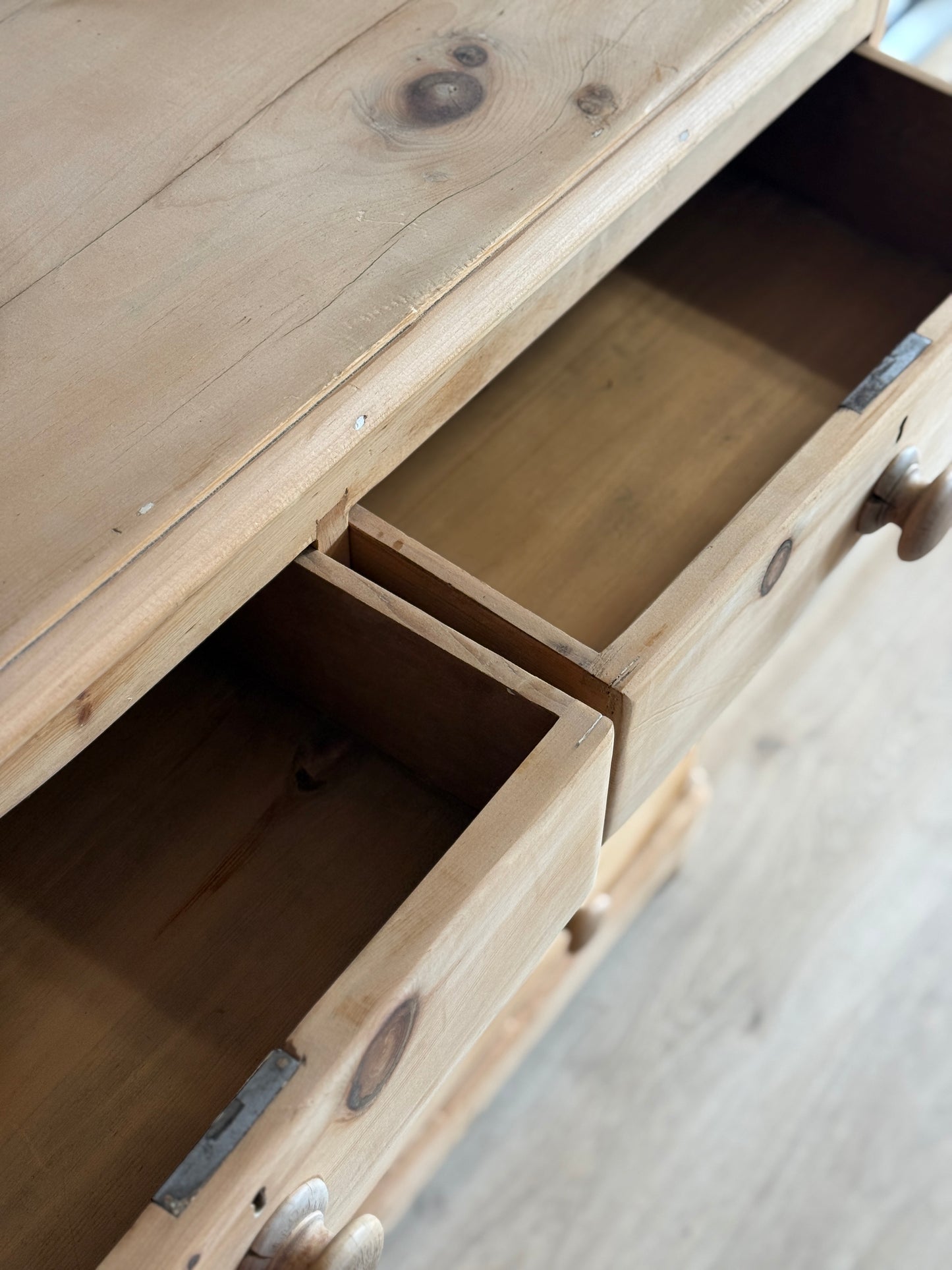 Antique English Pine Dresser/Chest of Drawers