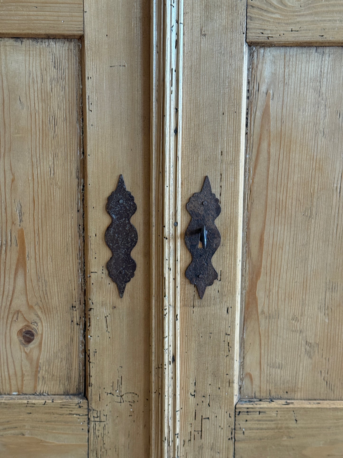Antique English Pine Sideboard