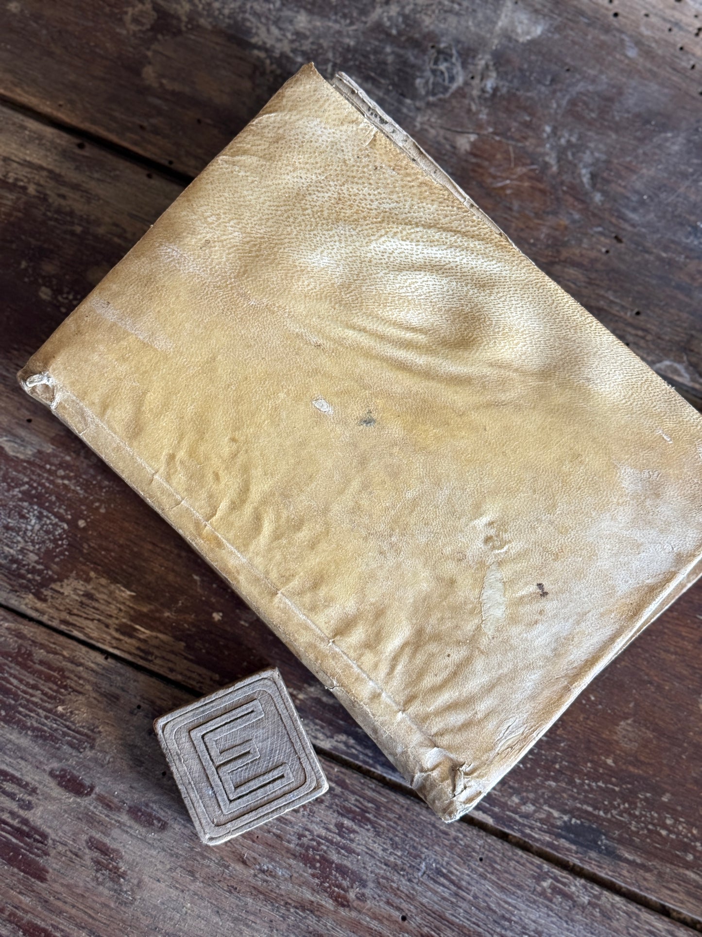 Rare Antique 18th Century Spanish Vellum Books