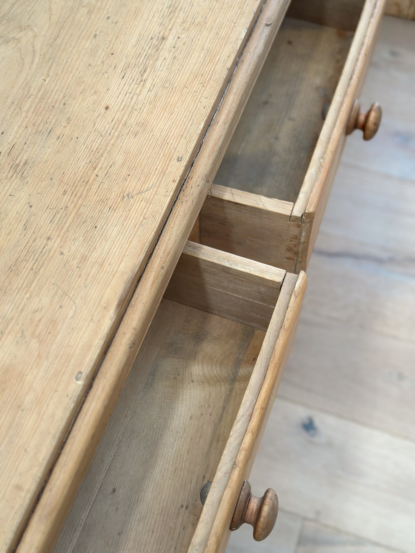 Antique English Pine Sideboard/Dresser Base