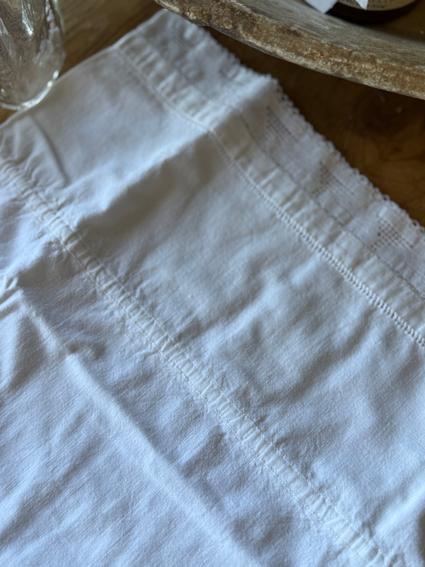 Antique Irish Bolster/Pillow Cover