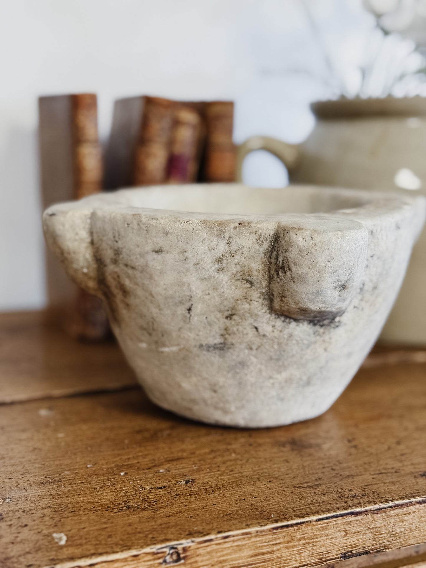 Antique 17/18th Century French Marble Mortars