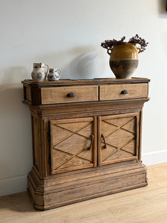 Antique French Pine Shop Counter