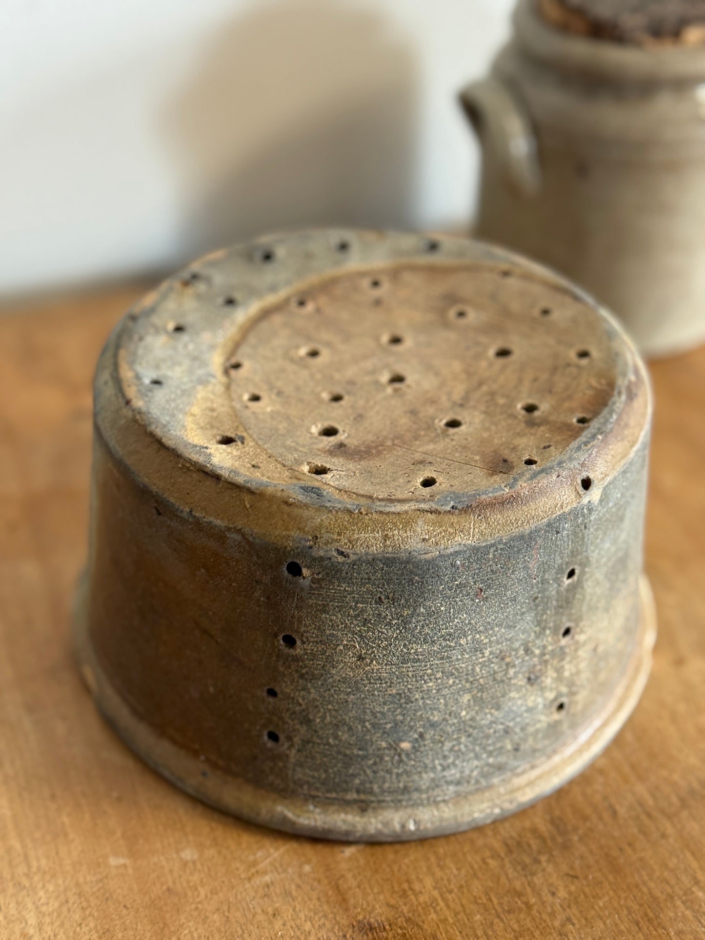 Antique French Cheese Strainers