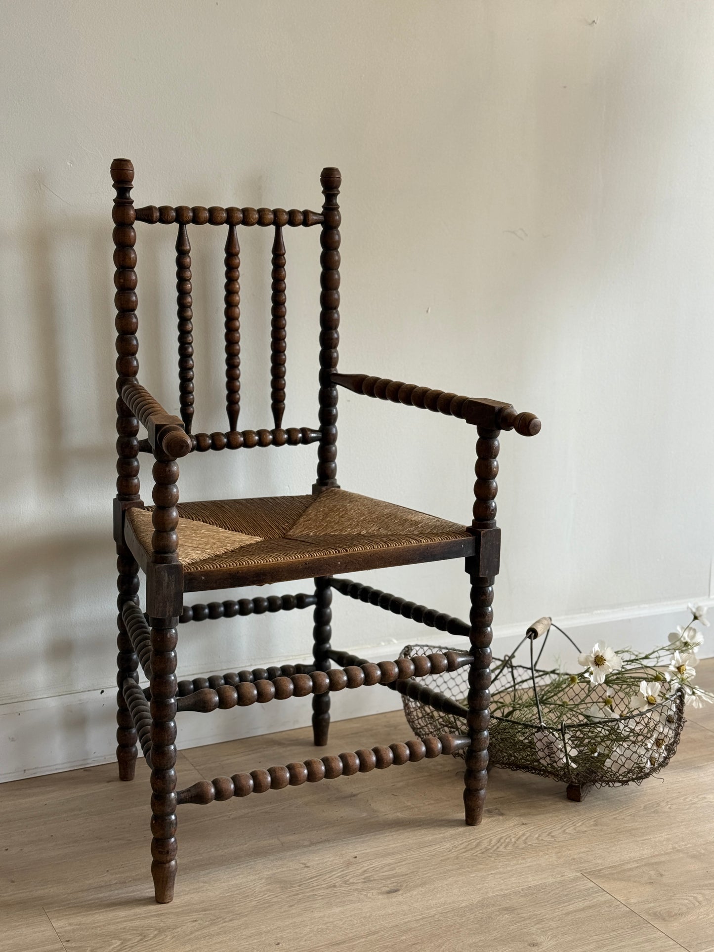 Antique Dutch Bobbin Chair