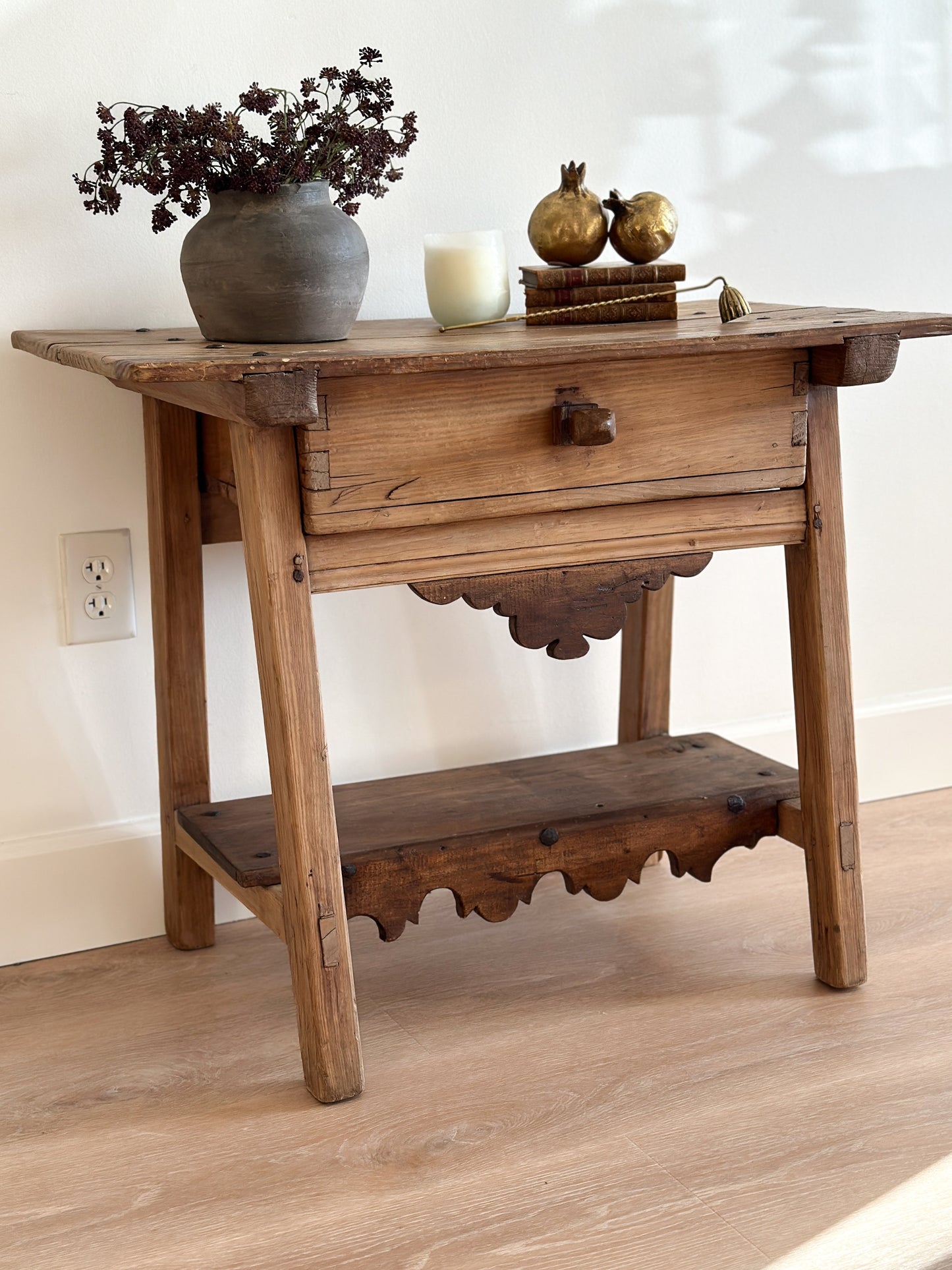 Antique Spanish End Table