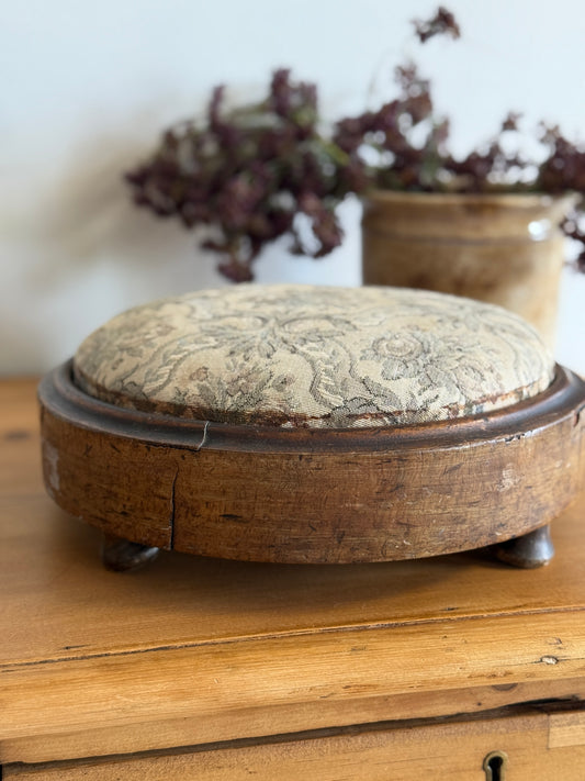 Small Antique English Footstool