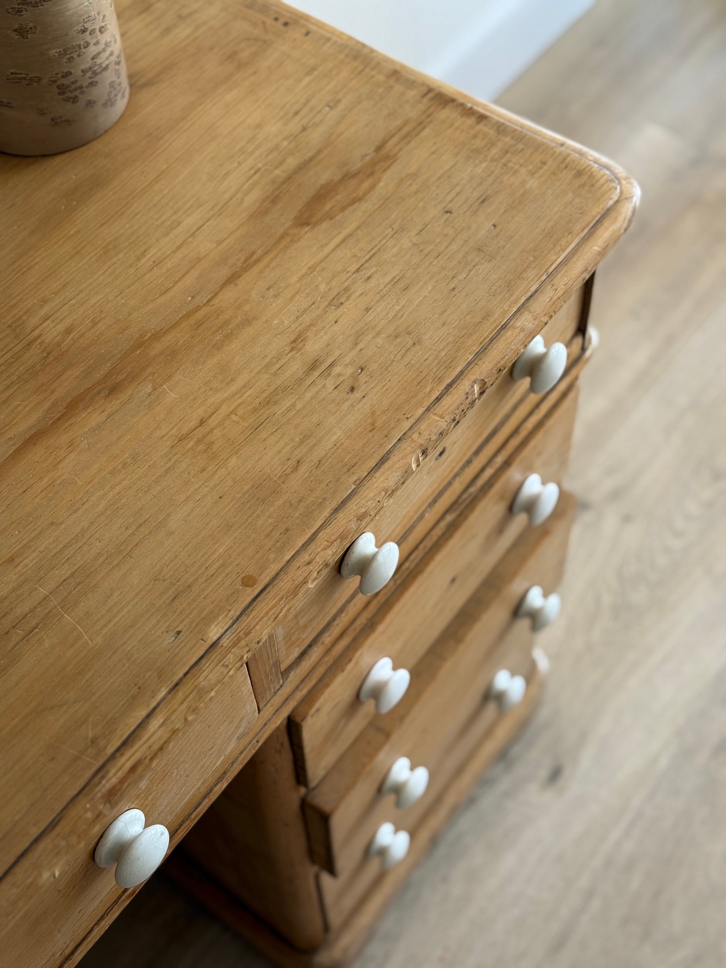 Antique English Pine Desk
