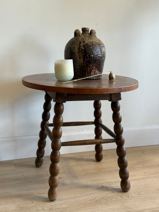 Antique French Bobbin Table