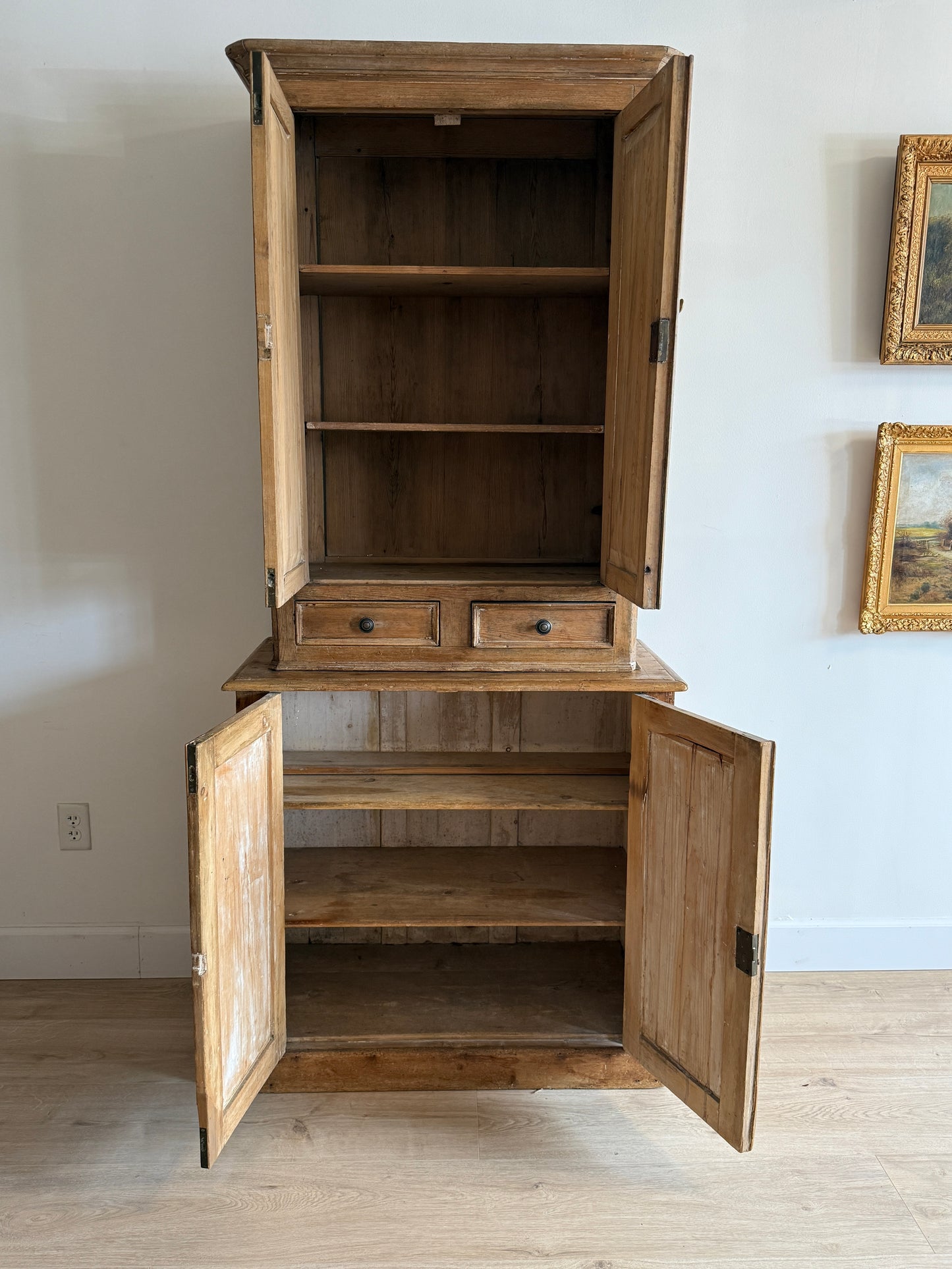 Antique English Pine Cupboard