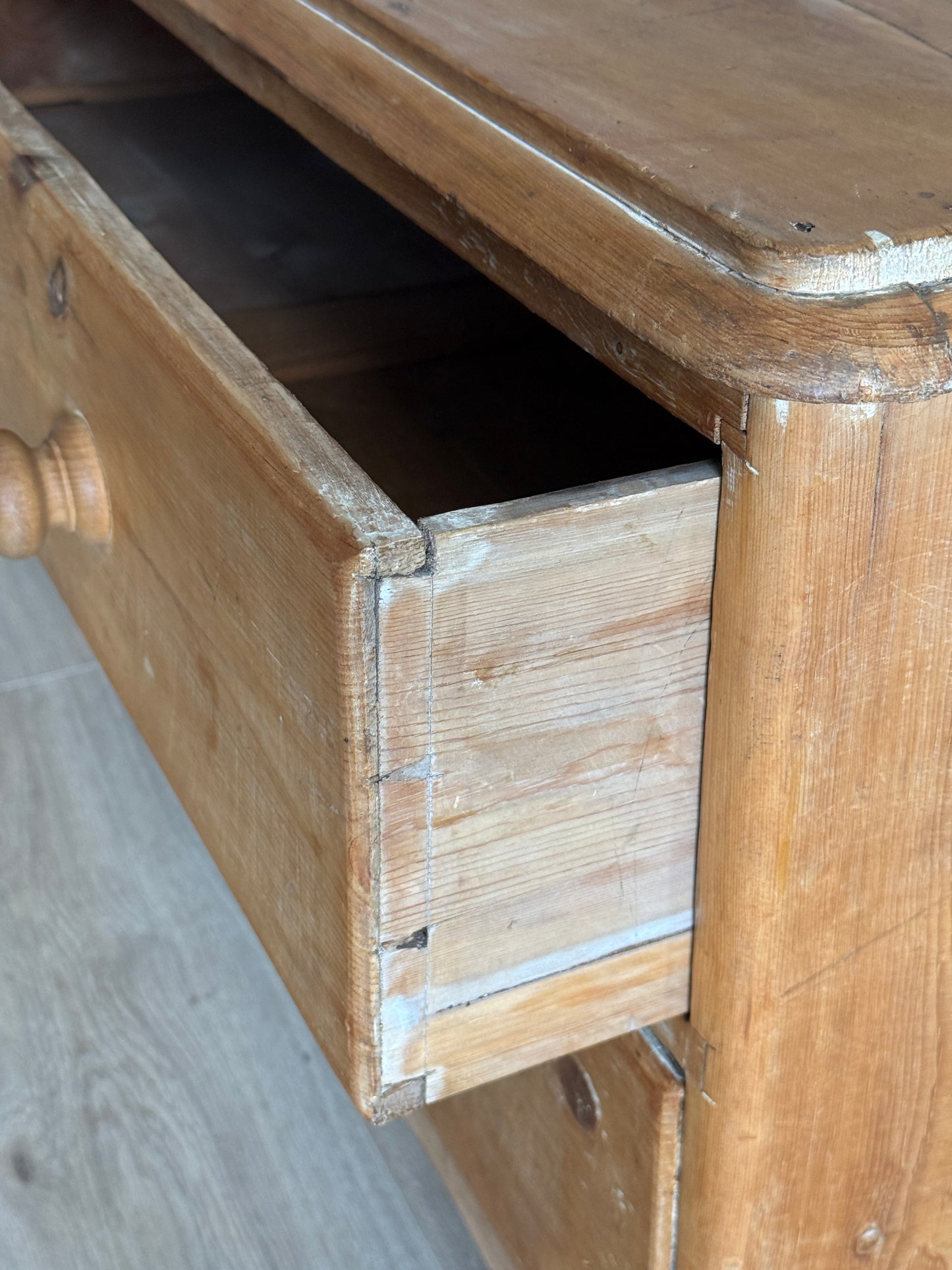 Antique English Two Drawer Chest