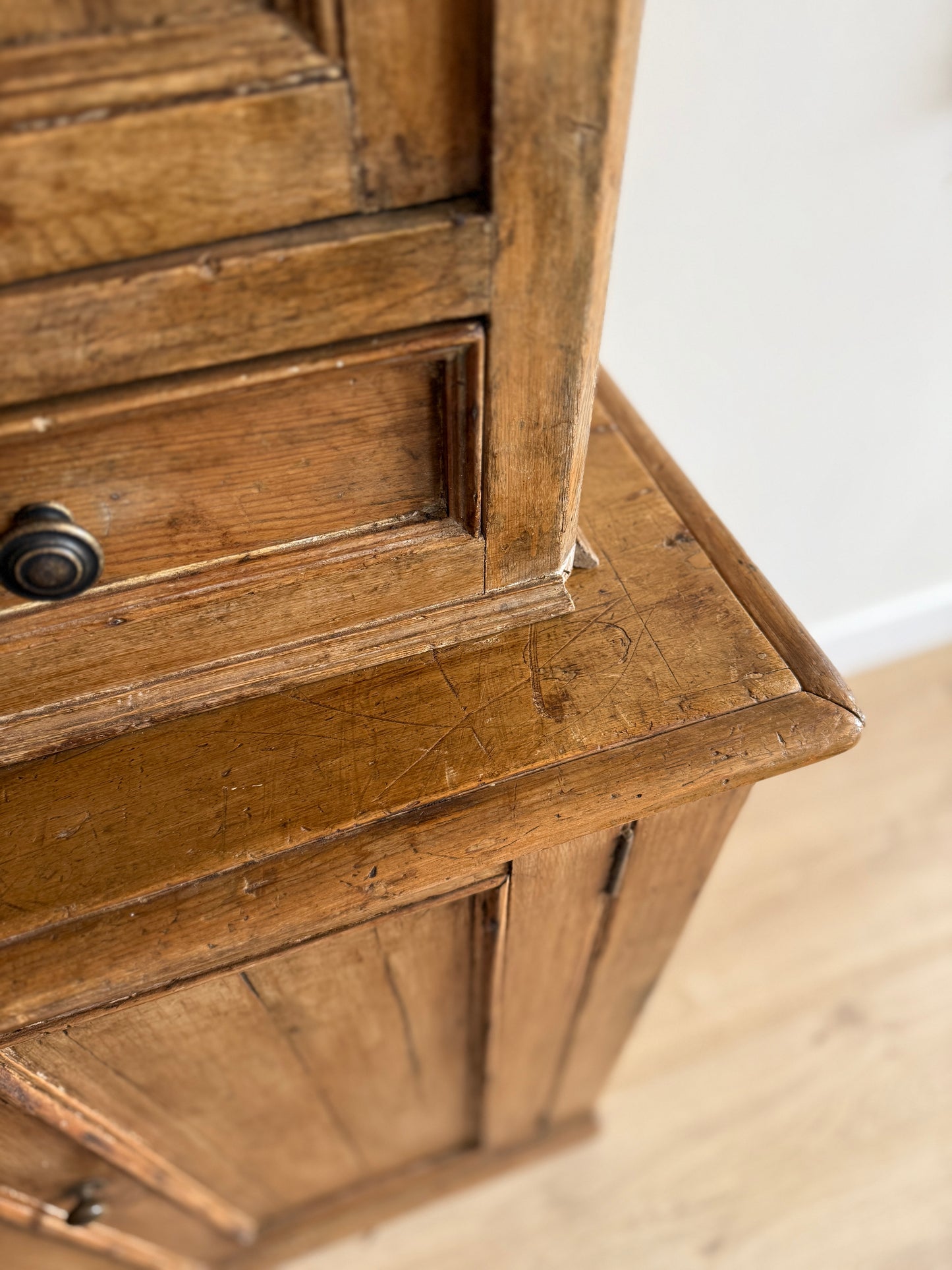 Antique English Pine Cupboard