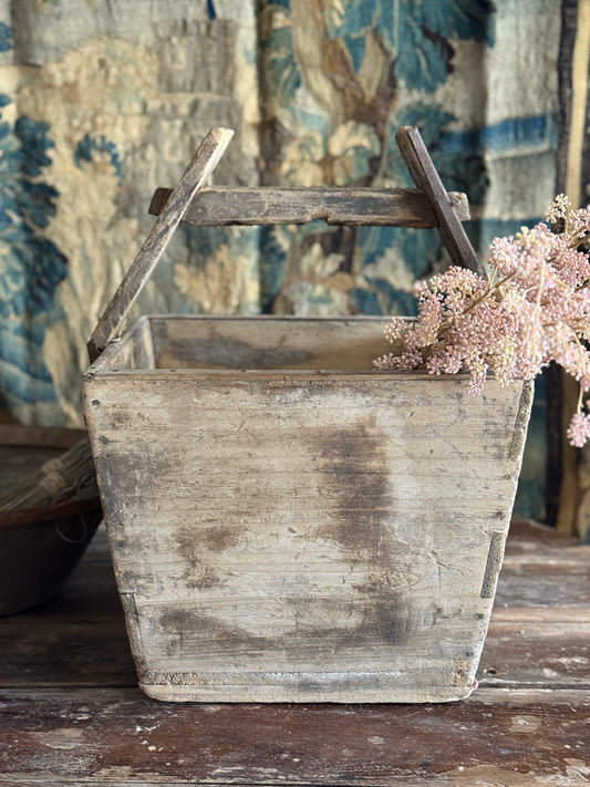 Large Antique Asian Grain Boxes