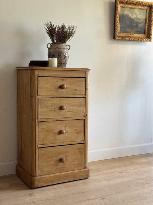 Antique English Pine Dresser/Chest of Drawers