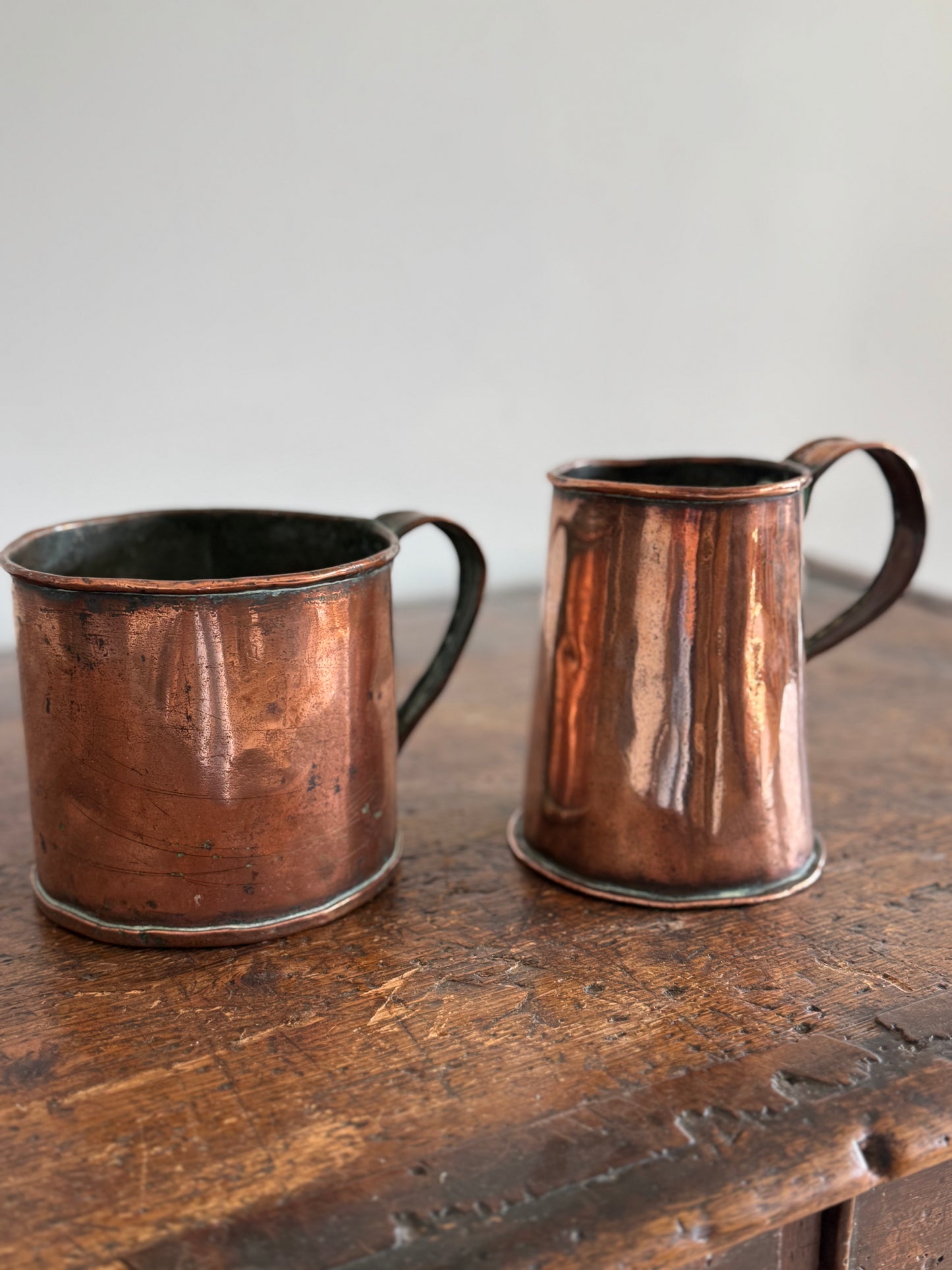 Antique English Copper Scoop