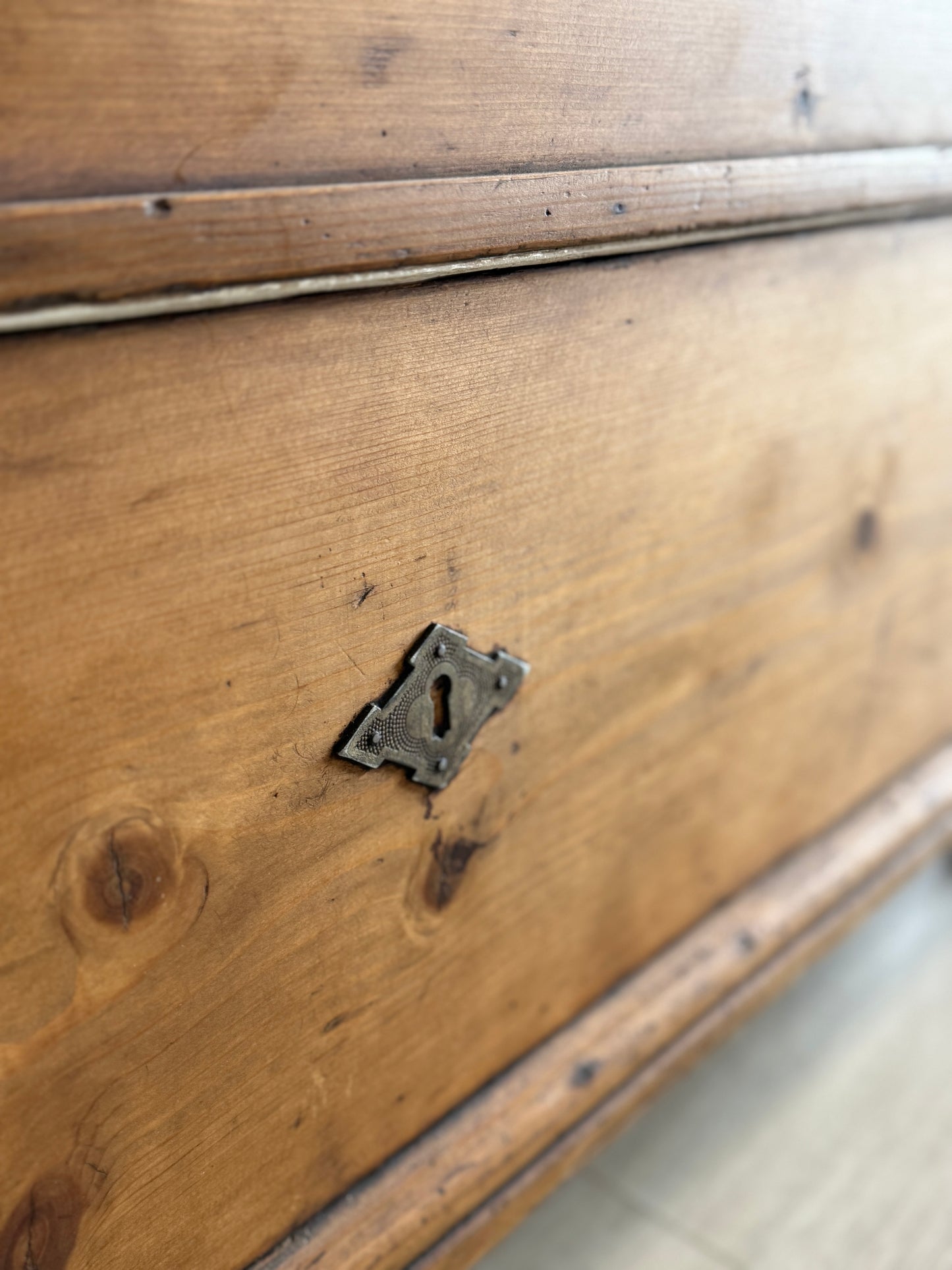 Large Antique European Trunk