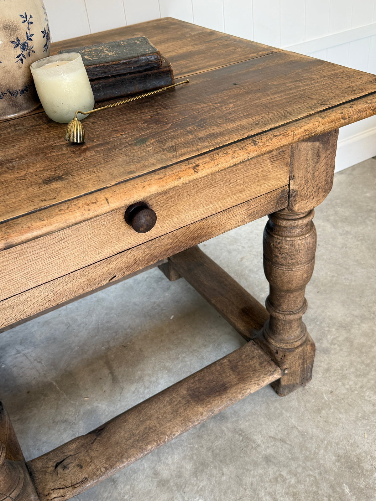 17th Century Dutch Oak Accent Table