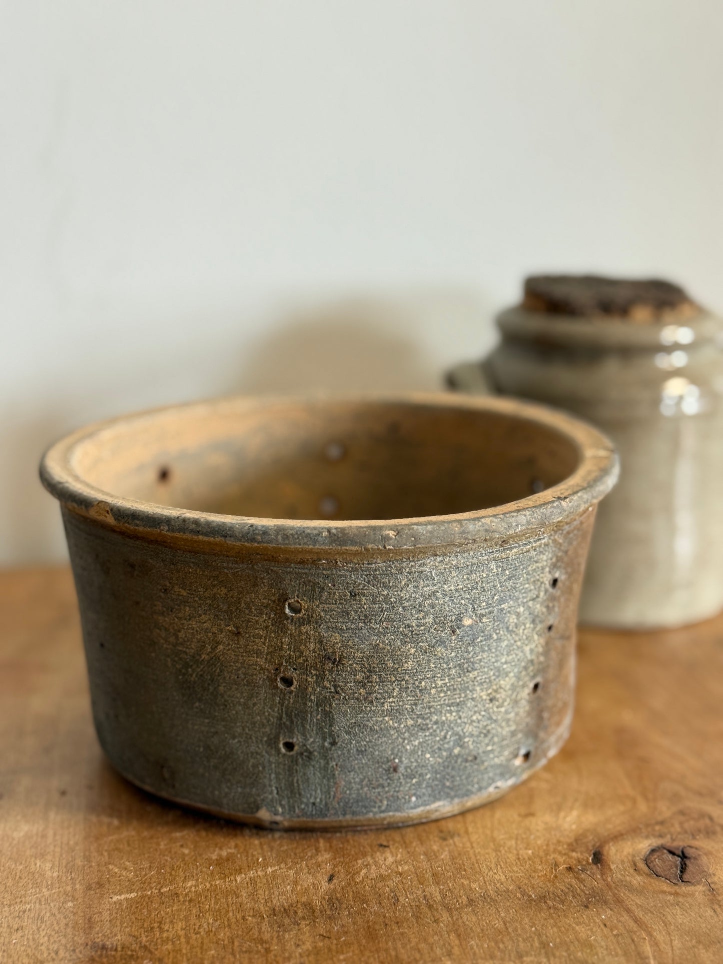 Antique French Cheese Strainers