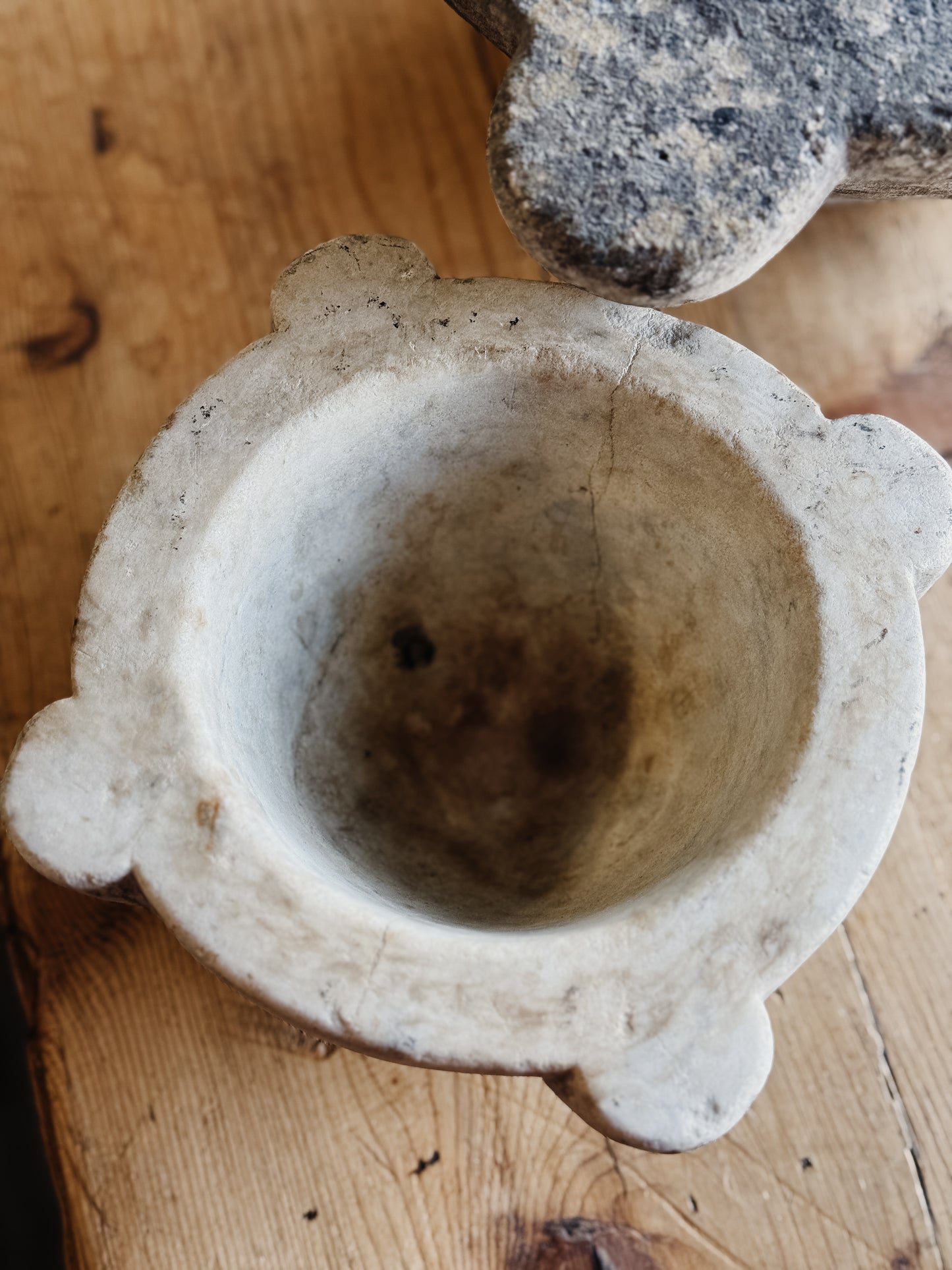Antique 17/18th Century French Marble Mortars