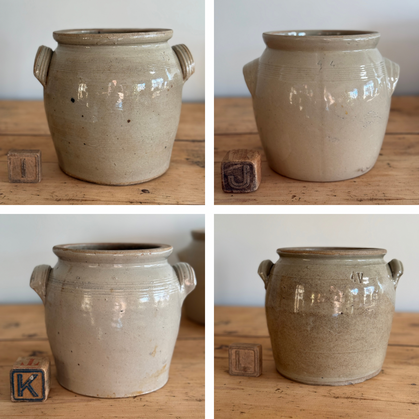 Vintage French Confit Pots