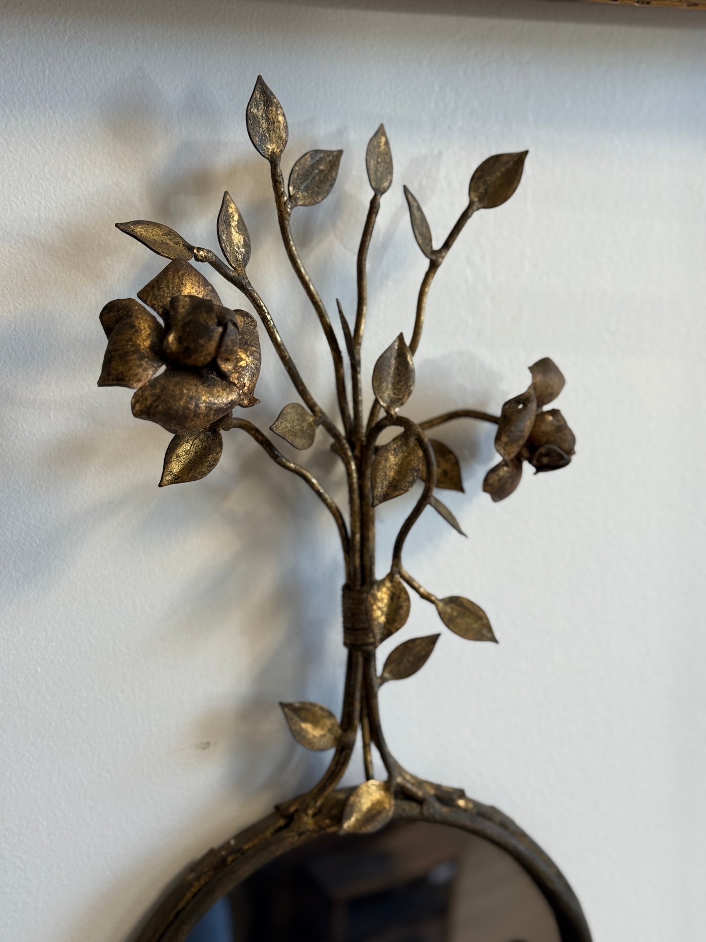 Antique French Mirror Sconce