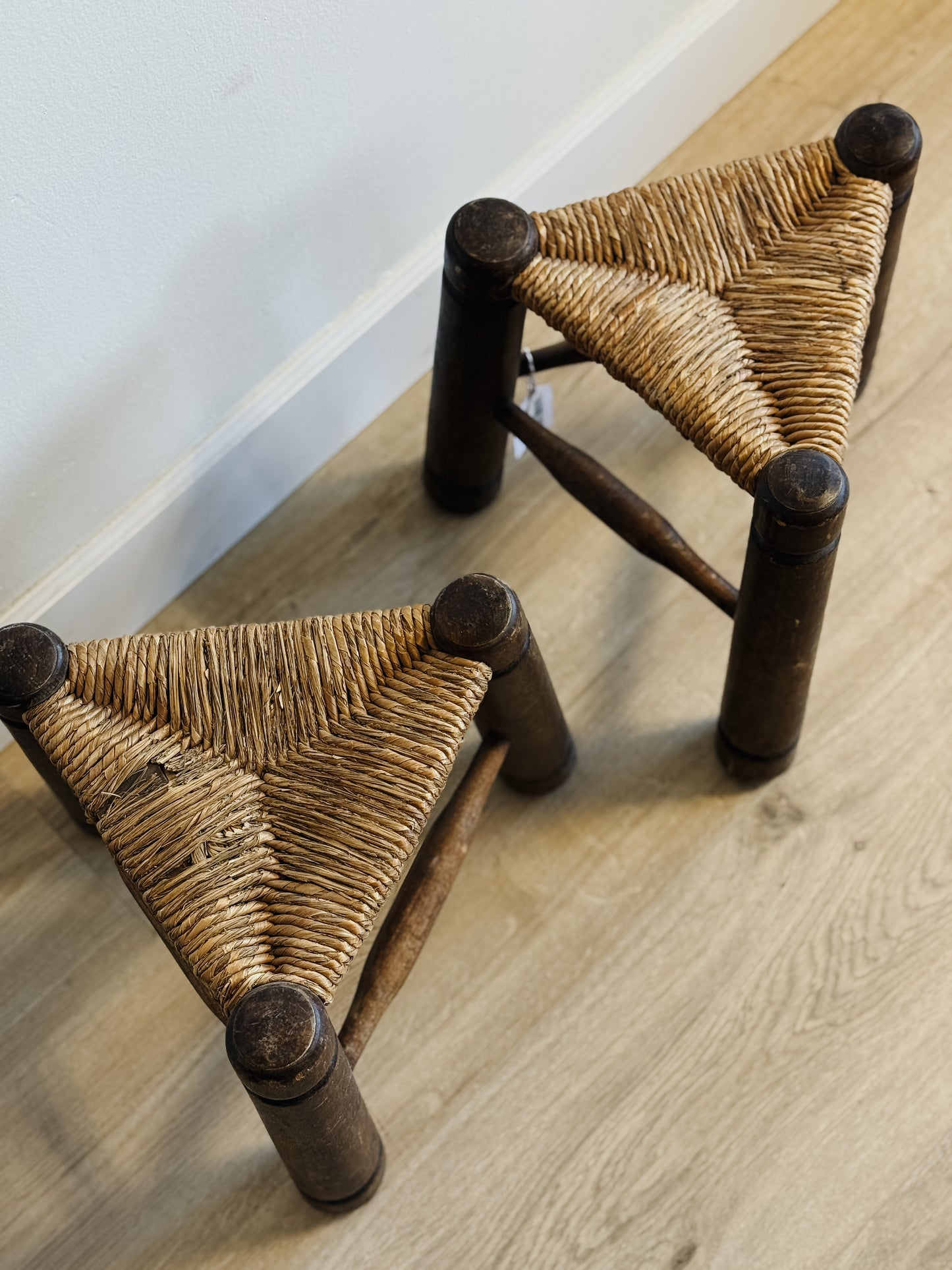 Pair of Two Charles Didouyt Stools