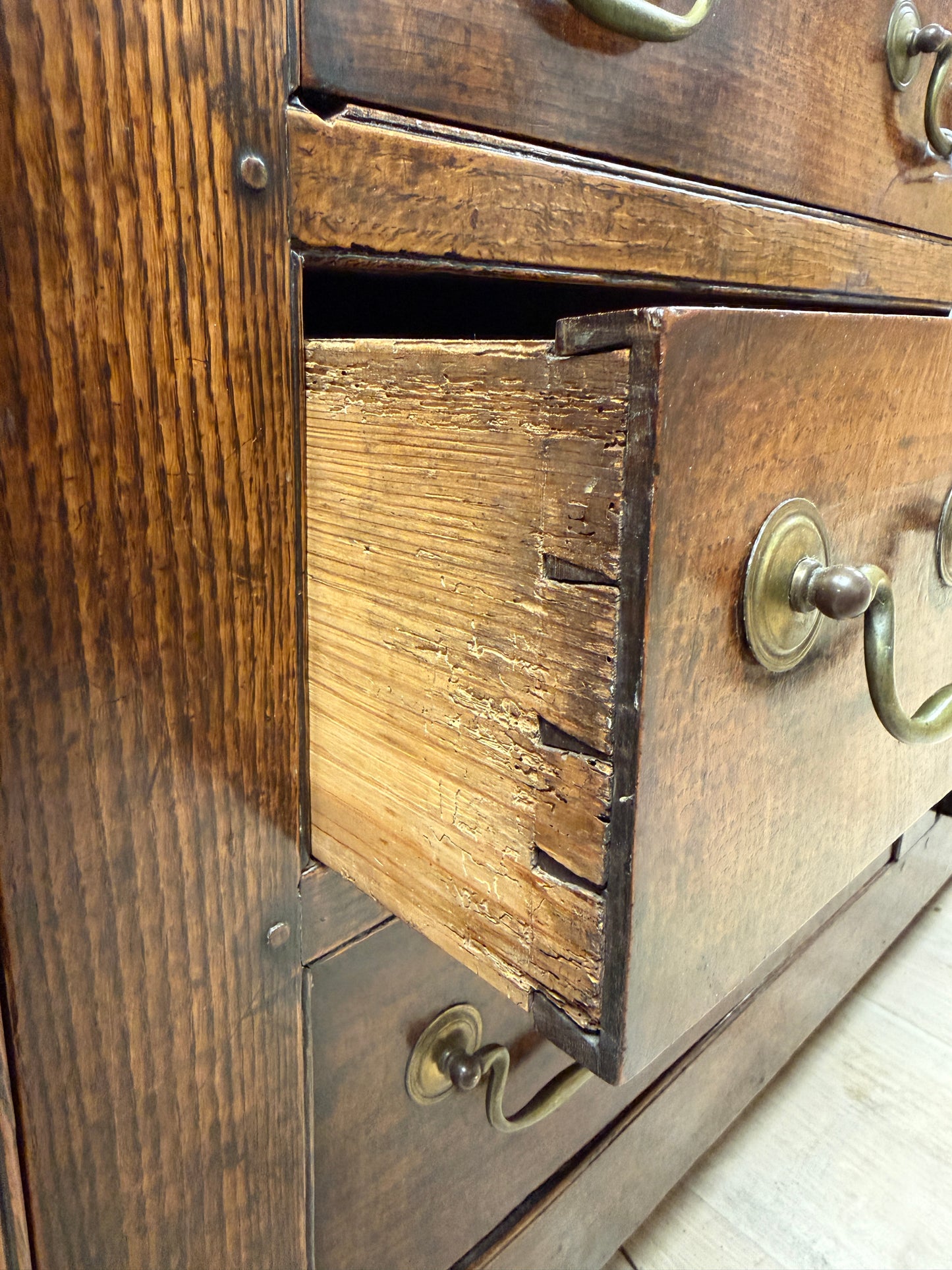 Antique English Oak Sideboard c. 1820