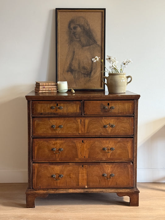 18th Century English Walnut Chest of Drawers