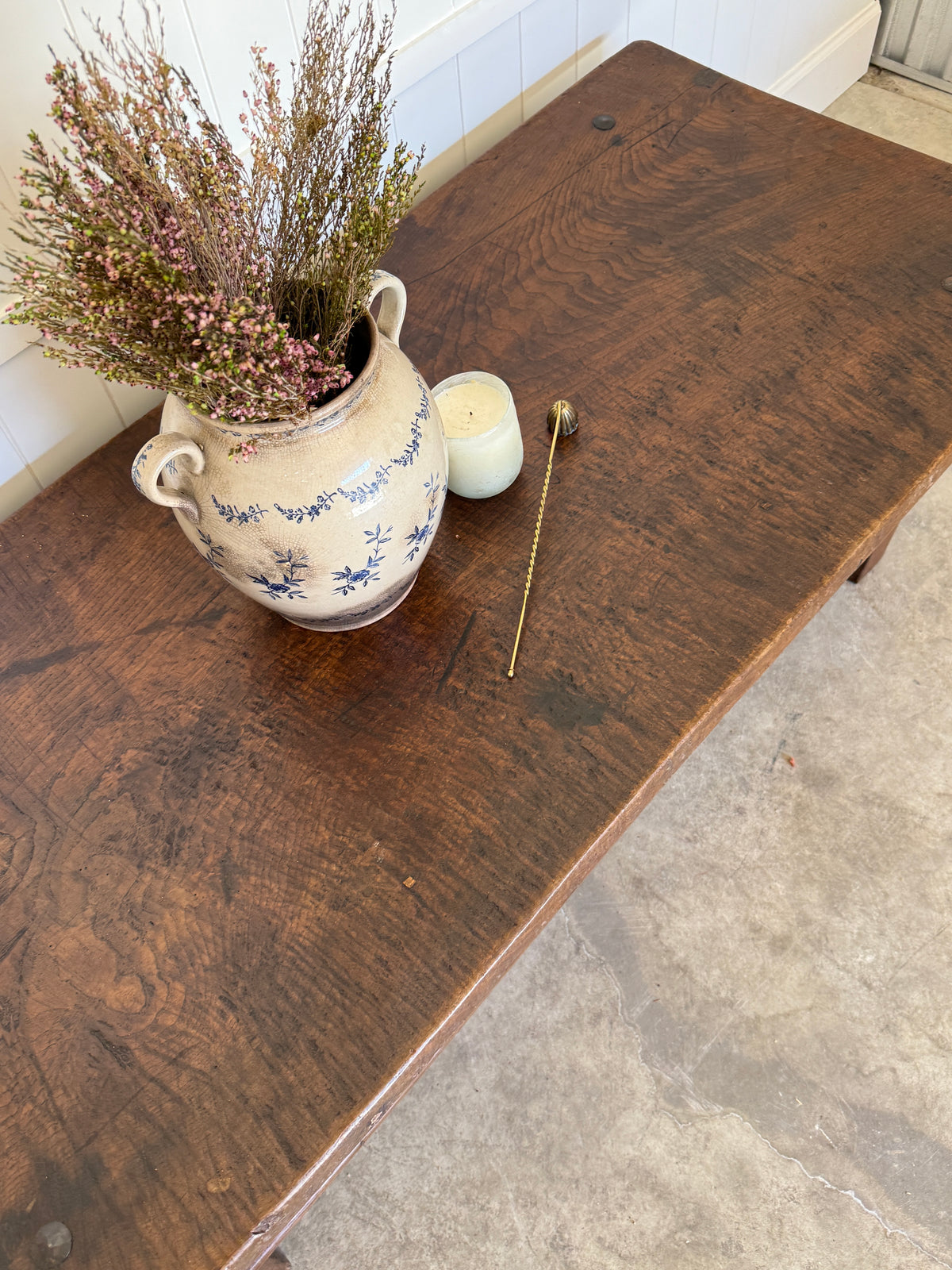 17th Century Spanish Chestnut Coffee Table