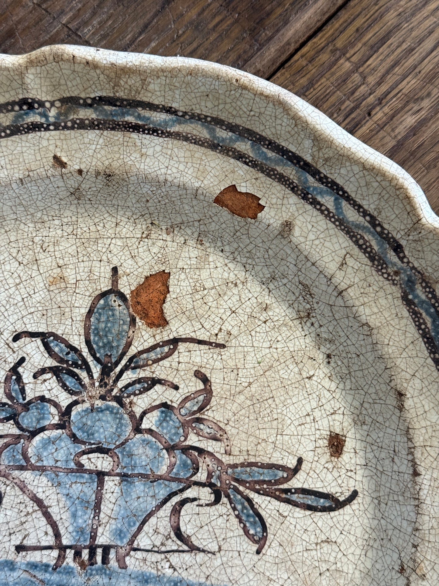 Rare 18th c. French Rouen Plates - Forges Les Eaux