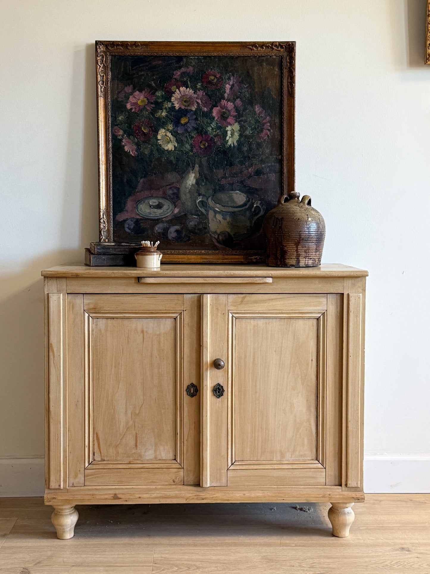 Antique English Pine Sideboard