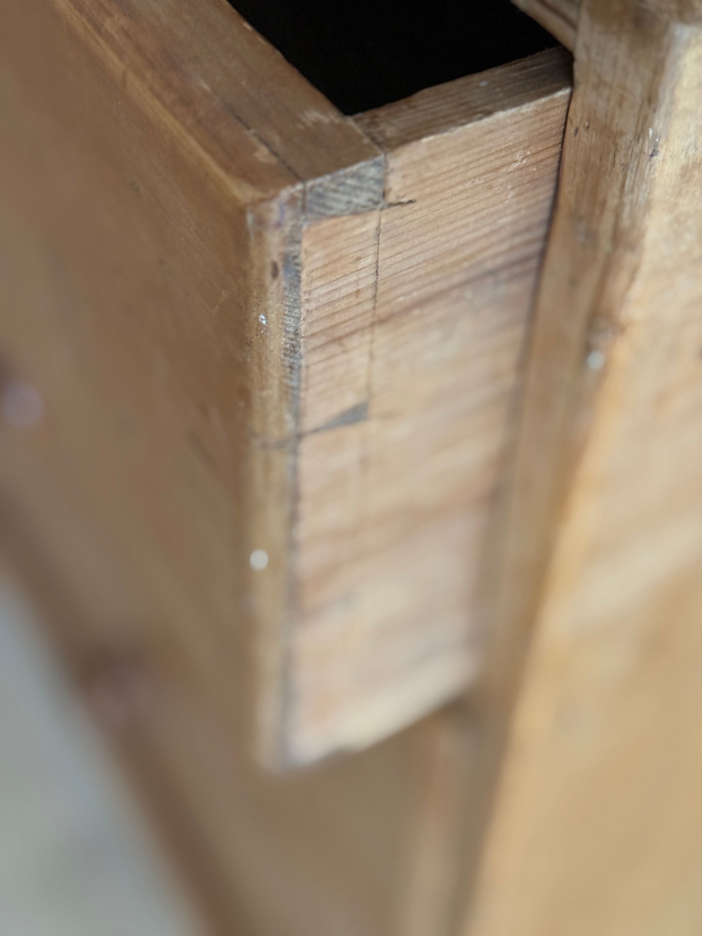 Antique English Pine Dresser/Chest of Drawers