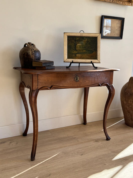 18th c. Italian Table with Drawer