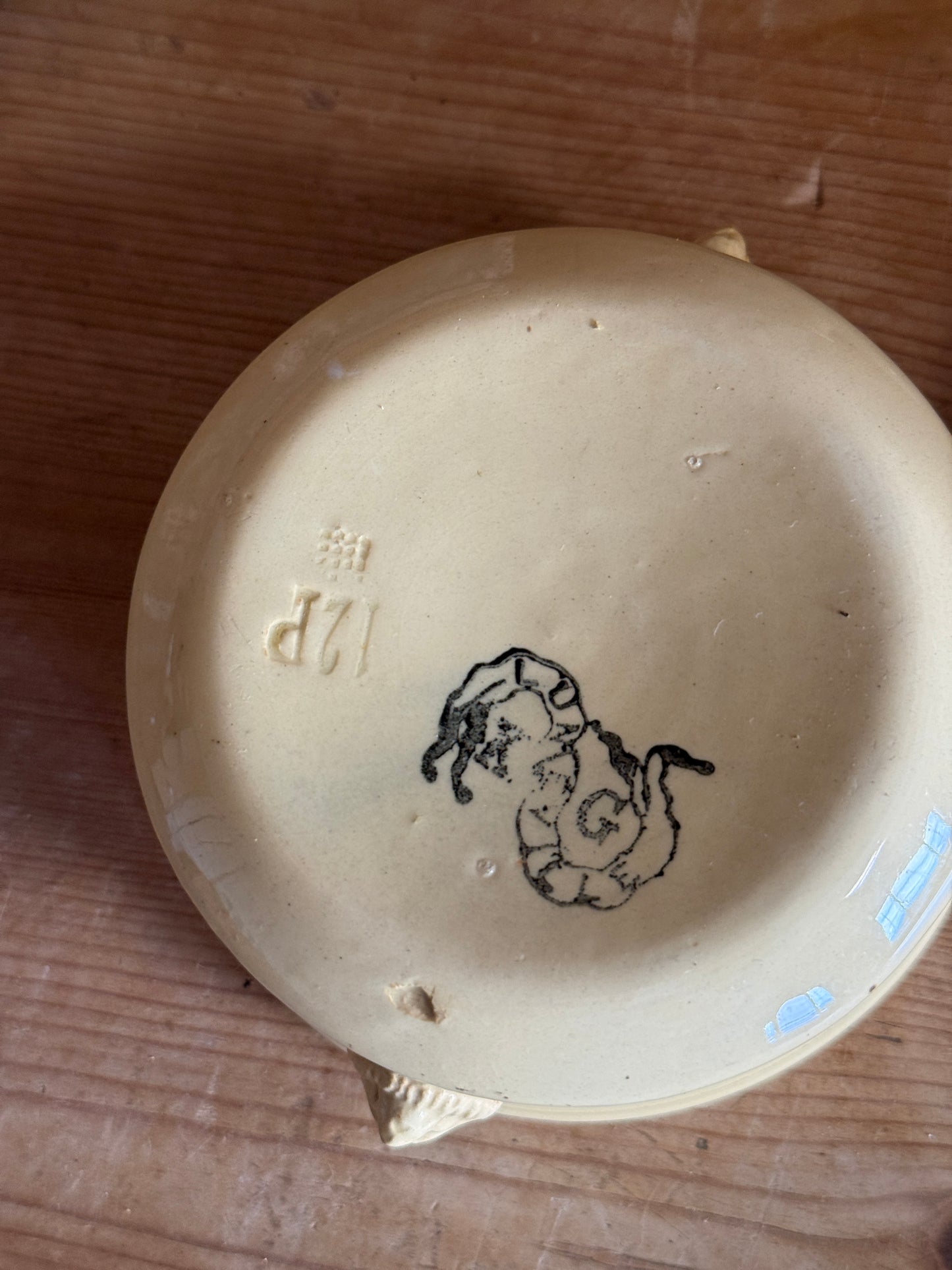 Antique French Foie Gras Lidded Pots