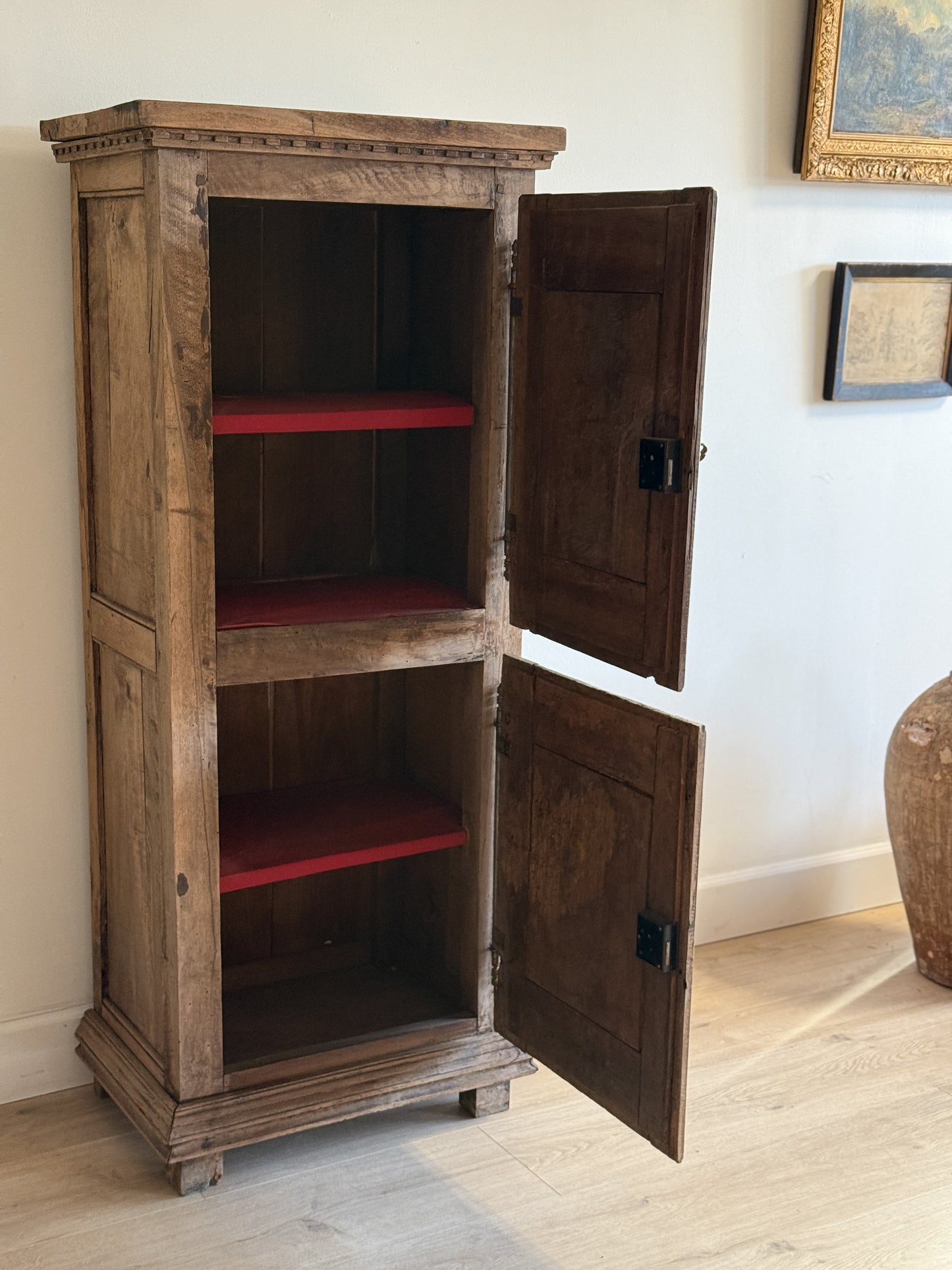 Antique French Oak Cupboard