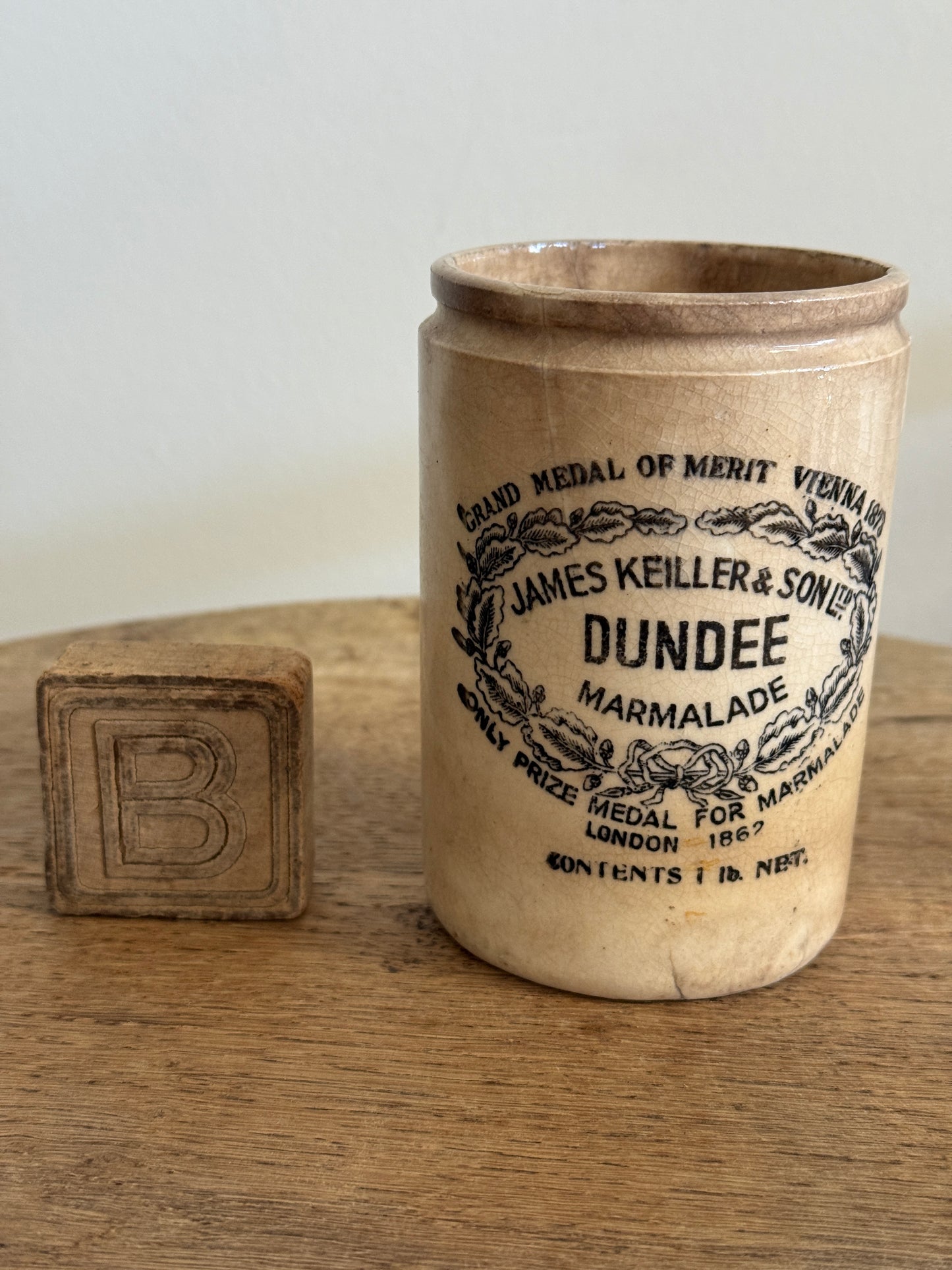Antique English Marmalade Jar