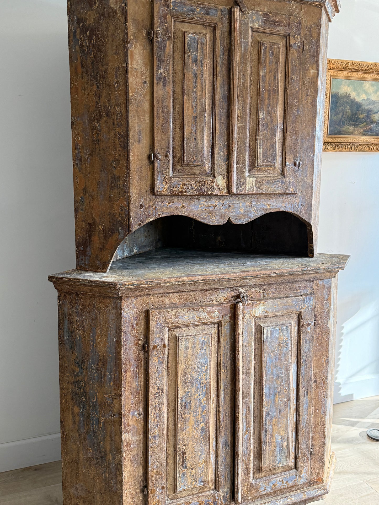 18th c. Swedish Cupboard, c.1780
