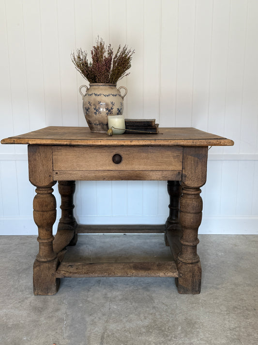 17th Century Dutch Oak Accent Table