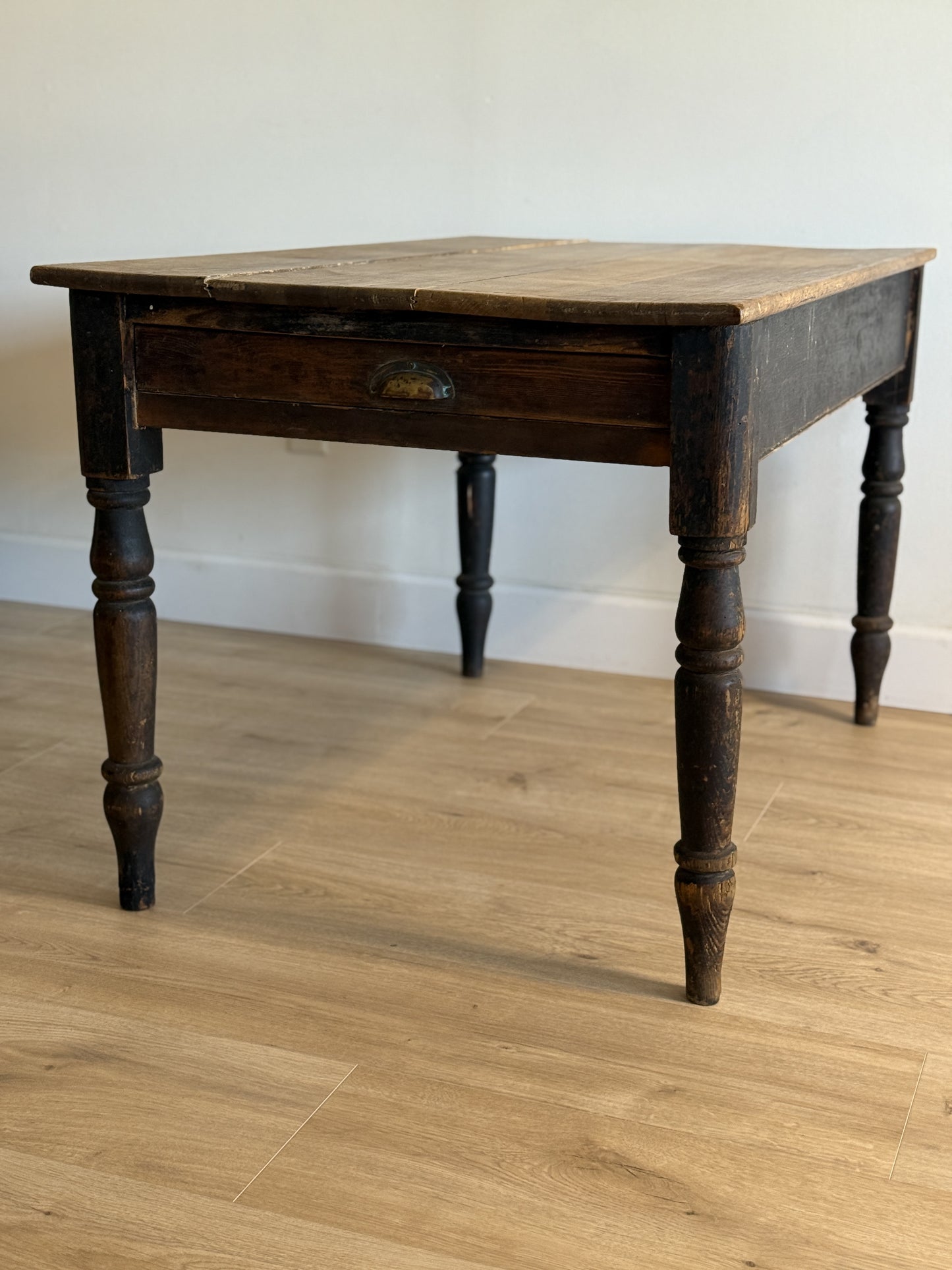 Antique English Table with Drawer