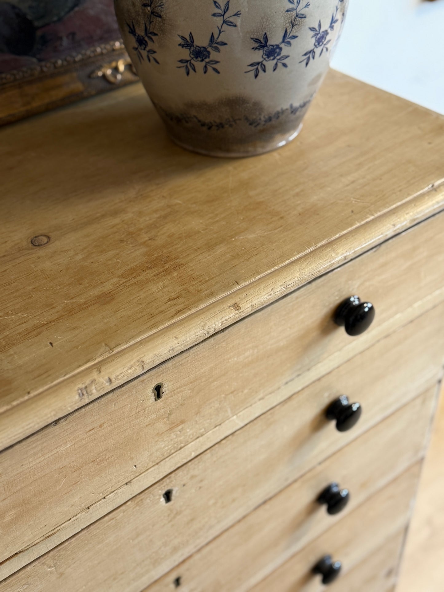 Antique English Dresser/Chest of Seven Drawers
