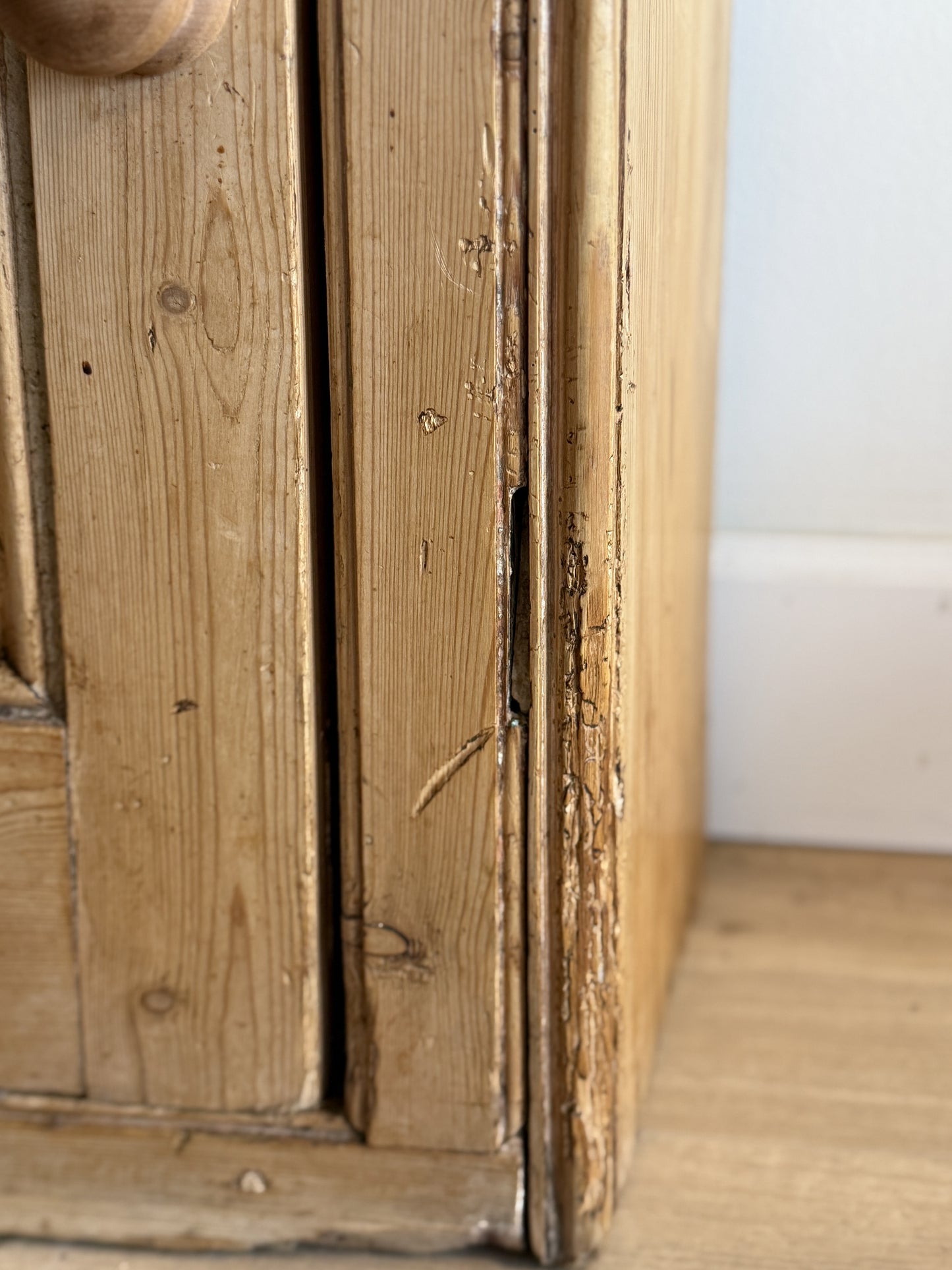 Antique English Pine Sideboard