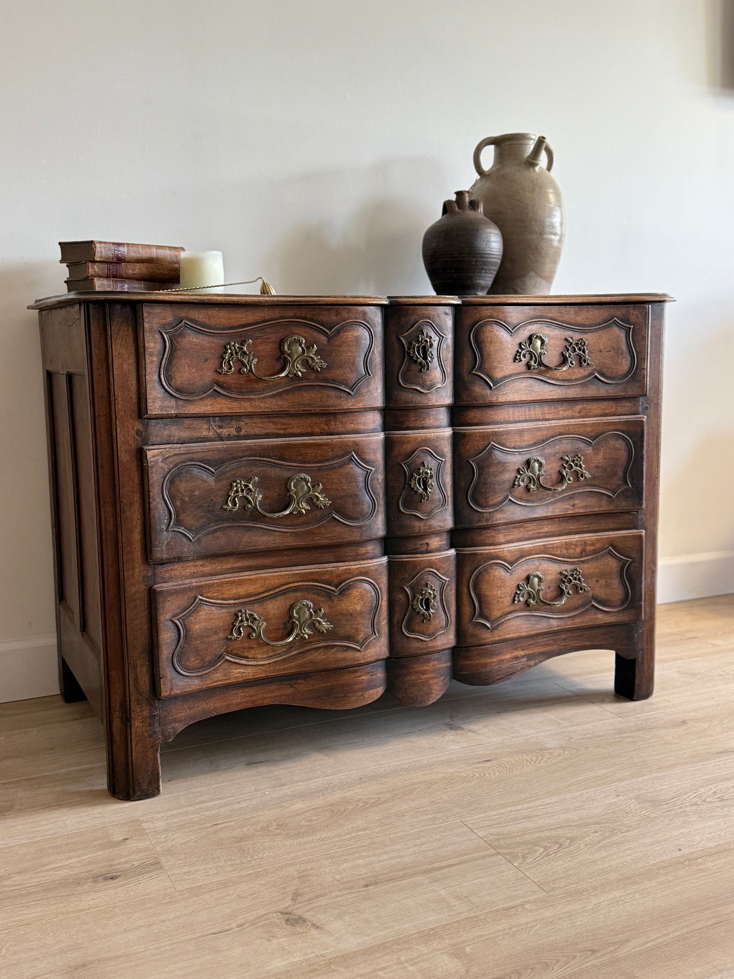 Antique French Walnut Chest of Drawers/Dresser