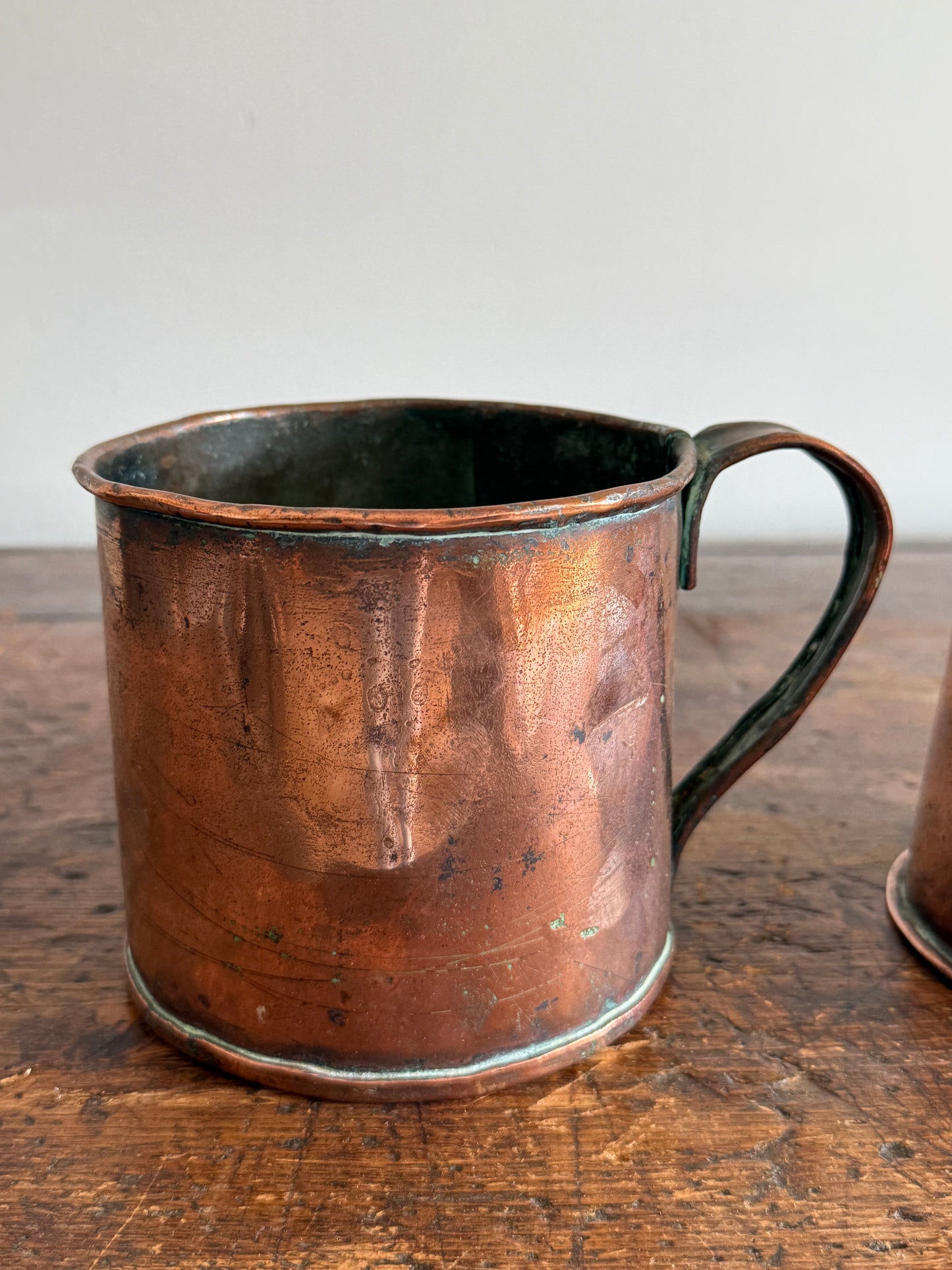 Antique English Copper Scoop