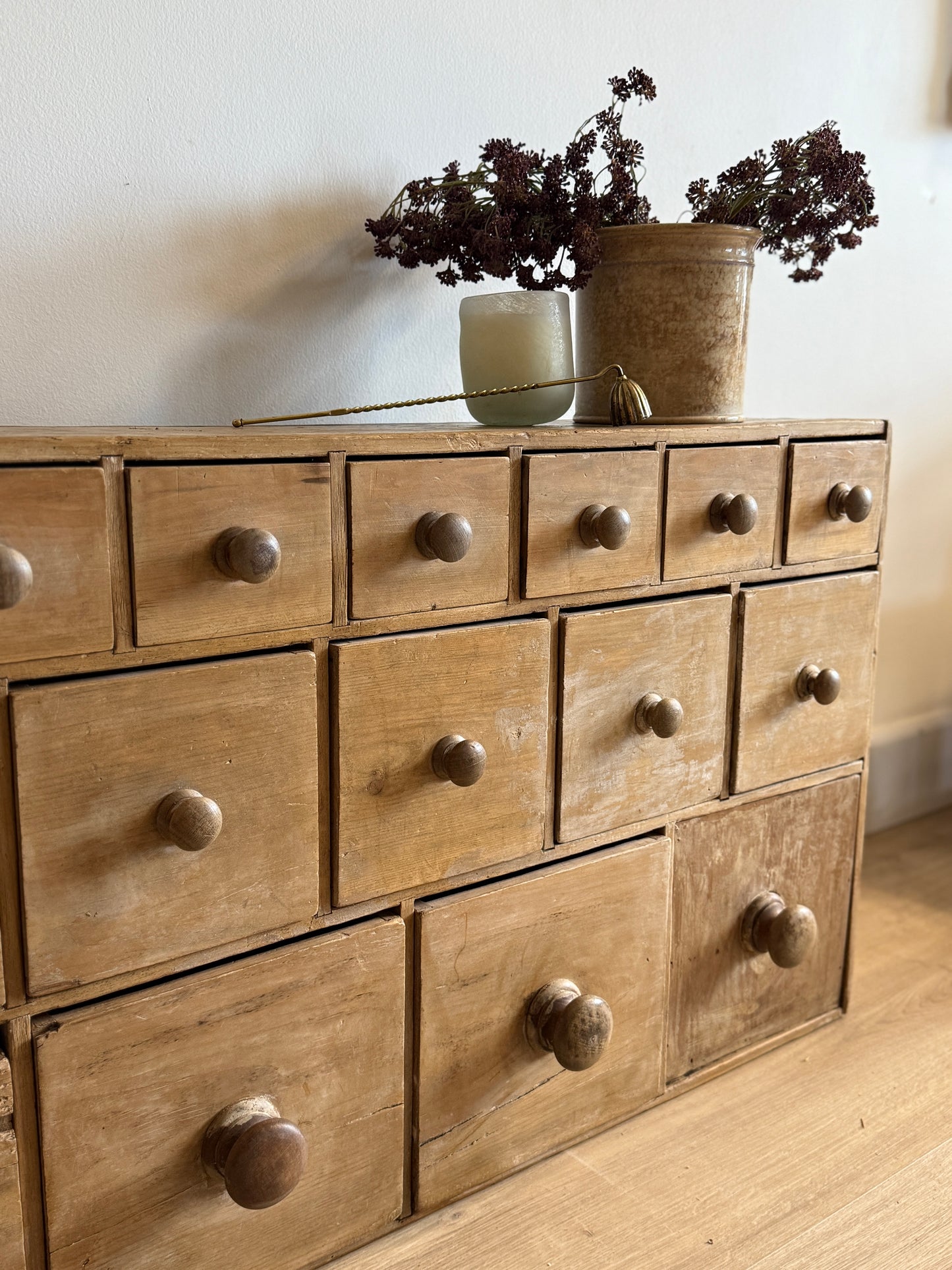 Antique English Apothecary Cabinet