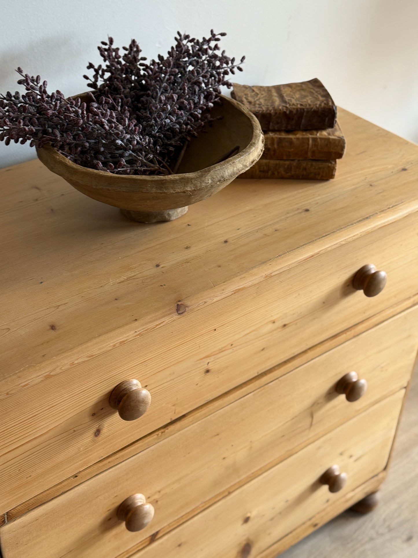 Antique English Pine Dresser/Chest of Drawers