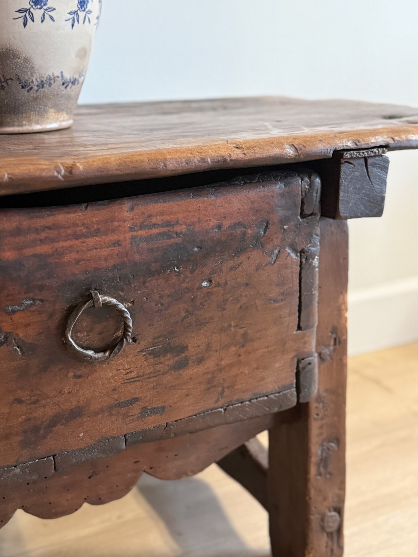Large 18th c. Spanish Shepherd Table, c.1700
